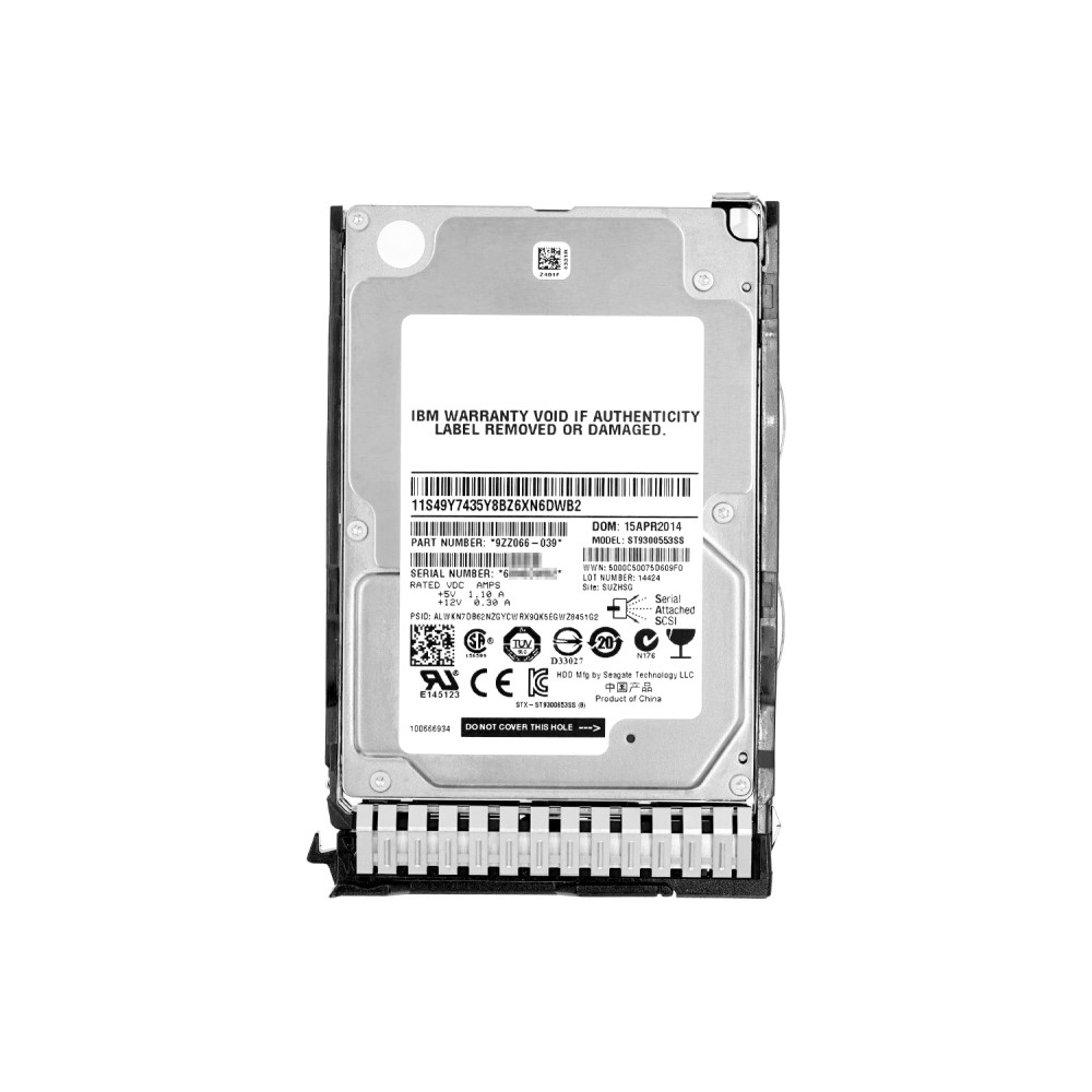 ST9300553SS SEAGATE HDD 300GB 15K SAS 6G 2.5" HOT-SWAP FOR HPE SERVERS